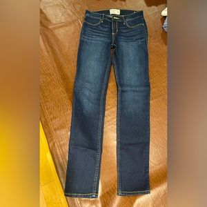 Abercrombie Kids size 13/14 dark blue stretchy jeans, brand new without tags